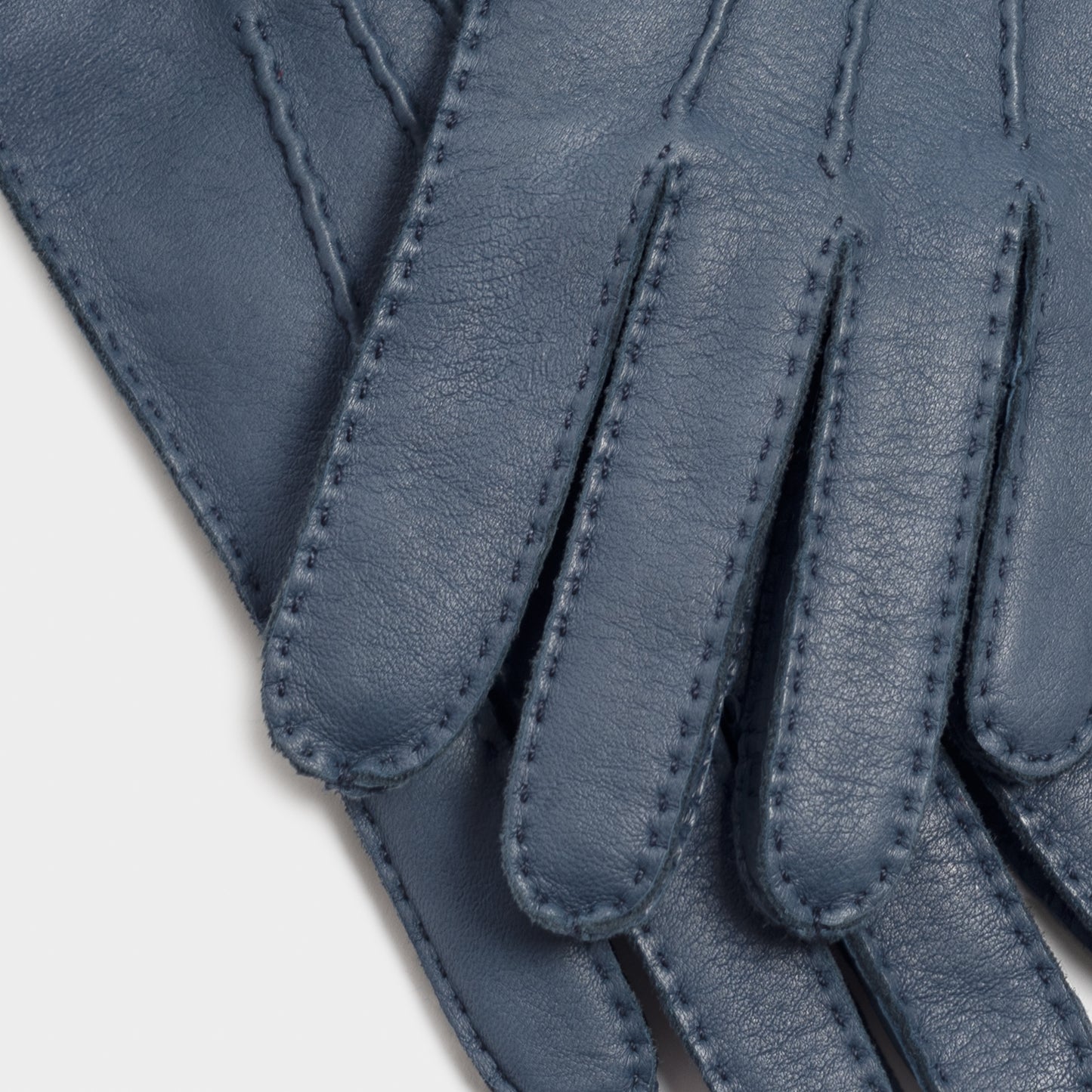 Art. 85 - Woman’s Full-Grain Deerskin Gloves with Rex Fur