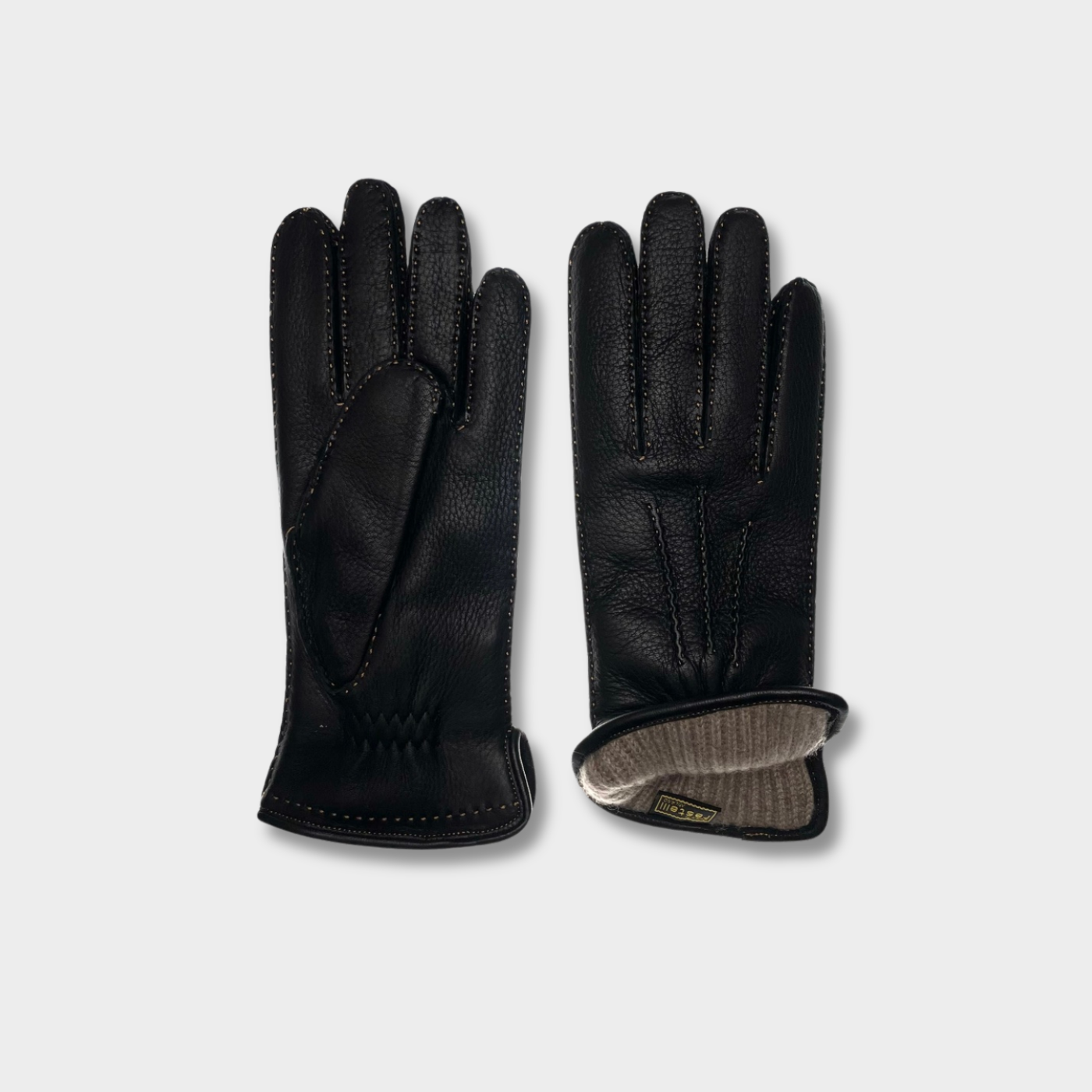 Art. 250 - Men’s Deerskin Gloves with Cashmere Cuffs